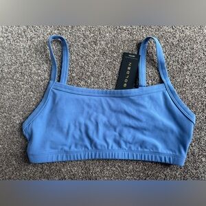 NWT Aritiza Golden Blue Sports Bra